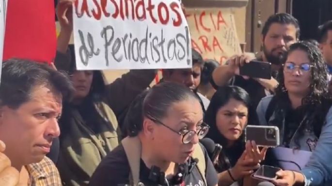 Periodistas michoacanos exigen justicia por el asesinato del reportero Mauricio Cruz