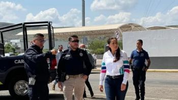 Tere Jiménez supervisa seguridad en Puerta Norte de Aguascalientes; reconoce labor del Ejército