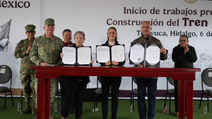 Inician obras preliminares de Tren México-Pachuca; ejército seguirá como constructor en el sexenio