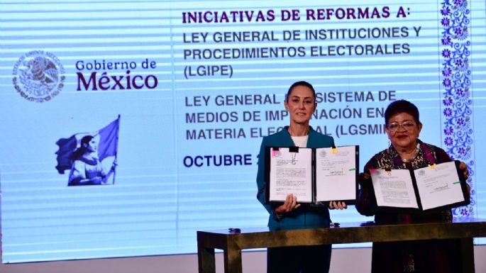 Sheinbaum enviará leyes secundarias para elección de jueces y ministros