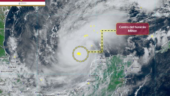 Huracán Milton ya alcanzó la categoría 5 y amenaza con impactar en Yucatán