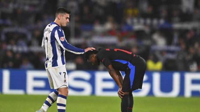 El Barcelona se estrella en visita a la Real Sociedad al caer 1-0