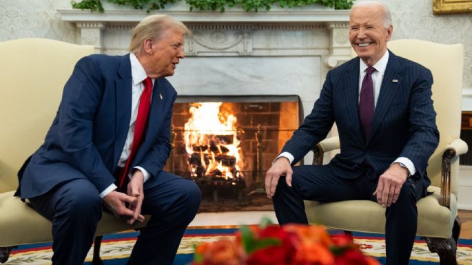 Biden y Trump se encuentran y prometen "transición suave"