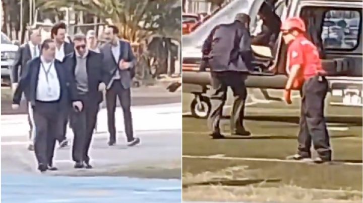 Viajar en helicóptero es para “los que trabajamos": Pedro Haces justifica vuelo junto a Monreal (Video)