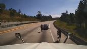 Trailero graba su asalto y secuestro en la autopista México-Puebla (Video)