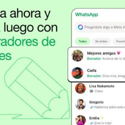 WhatsApp despliega los borradores de mensajes a nivel global