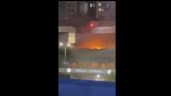 Se incendia restaurante en el Centro Comercial Santa Fe en CDMX (Video)