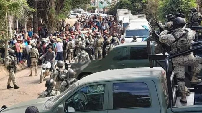 Pobladores de Chiapas denuncian que el CNJG los obliga a pedir la salida del Ejército de la entidad