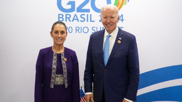 Biden y Sheinbaum se comprometen a mantener cooperación en migración y combate al narco