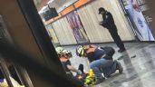 Hombre atacó a pasajeros del Metro Tacubaya y luego se aventó a las vías del tren (Video)