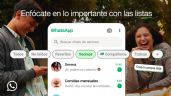 WhatsApp permite organizar las conversaciones en listas personalizadas