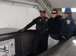 Víctima de ataque en el Metro Tacubaya está grave, pero estable