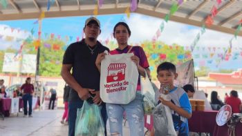 Llega Mercado del Bienestar al ejido La Libertad en Victoria