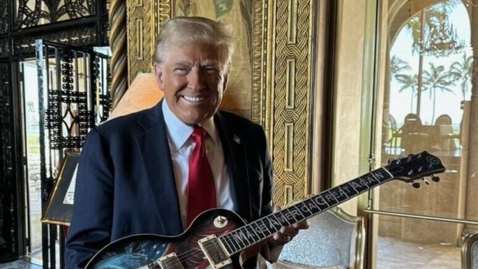 Donald Trump ahora venderá guitarras con precios de hasta 10 mil dólares