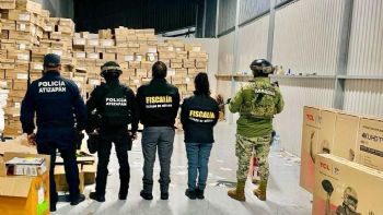 Catean bodega en Atizapán y confiscan mercancía con valor de 9 millones de pesos