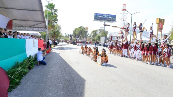 Encabeza Américo Villarreal desfile por el 114 Aniversario del Inicio de la Revolución Mexicana