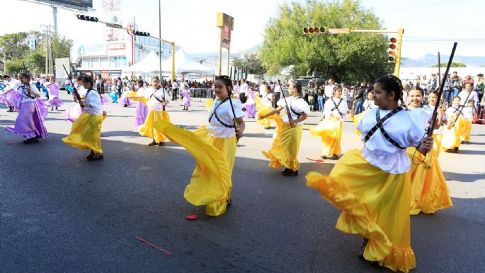 Encabeza Américo Villarreal desfile por el 114 Aniversario del Inicio de la Revolución Mexicana