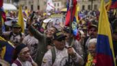 Miles de colombianos descontentos vuelven a las calles para protestar contra el gobierno de Petro