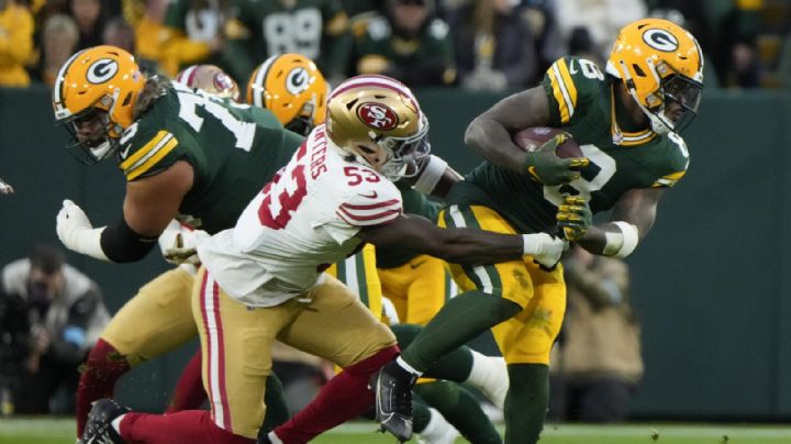 Packers aplastan a los 49ers con tres anotaciones de Josh Jacobs