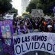 “No hemos llegado todas”, el mensaje de colectivos feministas a Sheinbaum en la marcha del 25N