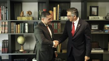 Tratan Américo Villarreal y Omar García Harfuch temas de seguridad en Tamaulipas