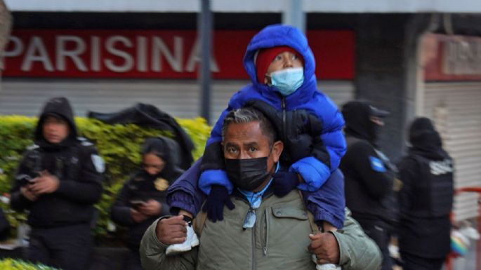 Masa de aire polar reforzará este jueves al frente frío 11; seguirán lluvias y chubascos