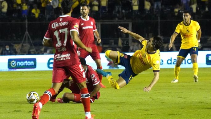 América gana 2-0 a Toluca en la ida de los cuartos de final (Videos)