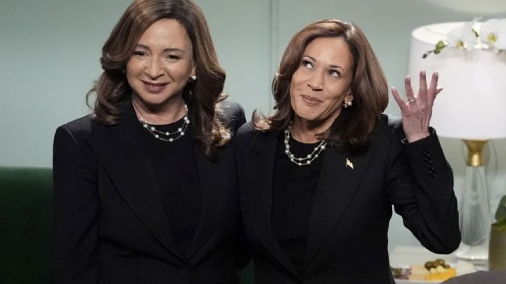 Harris aparece en "Saturday Night Live" como imagen en el espejo de Maya Rudolph