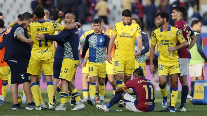 Barcelona pierde en casa por primera vez esta temporada; cayó 2-1 ante Las Palmas