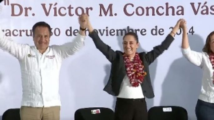 Sheinbaum incluye a Cuitláhuac García al gobierno federal (Video)