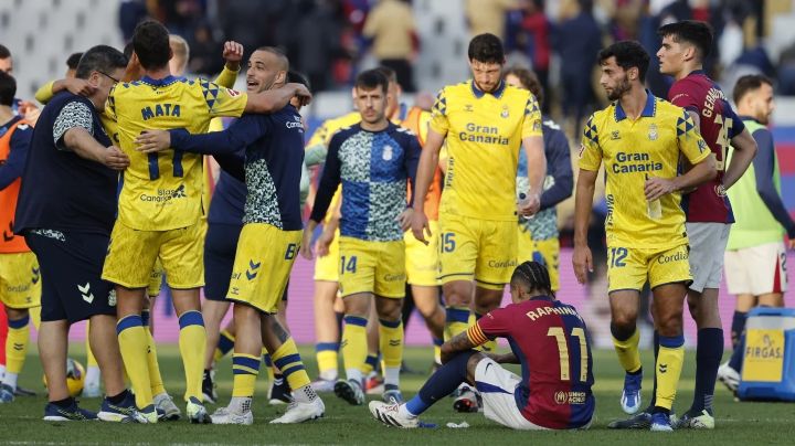 Barcelona pierde en casa por primera vez esta temporada; cayó 2-1 ante Las Palmas