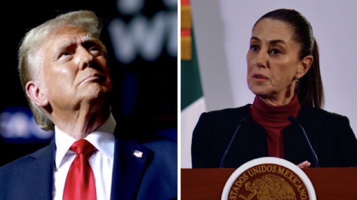 En víspera de la elección, Trump amenaza a Sheinbaum con arancel de 25 por ciento (Video)