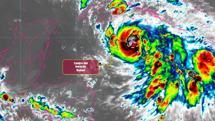 Rafael se intensifica a huracán categoría 1; esta es su trayectoria