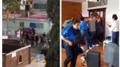 Grupo de choque irrumpe en reunión de socios del Club Britania Zavaleta de Puebla (Videos)