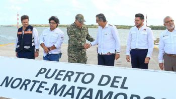 Supervisa gobernador avances del Puerto del Norte en Matamoros