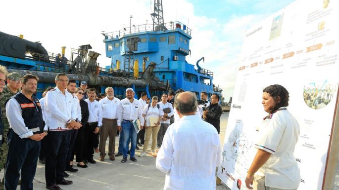 Supervisa gobernador avances del Puerto del Norte en Matamoros