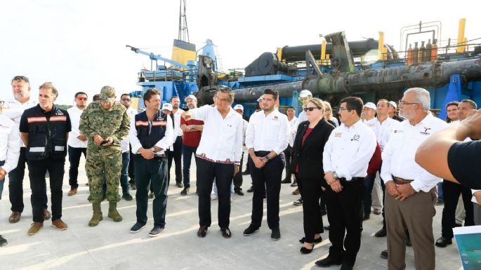 Supervisa gobernador avances del Puerto del Norte en Matamoros