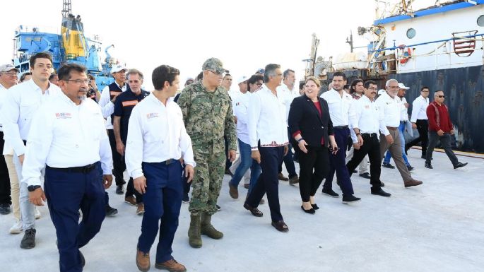 Supervisa gobernador avances del Puerto del Norte en Matamoros