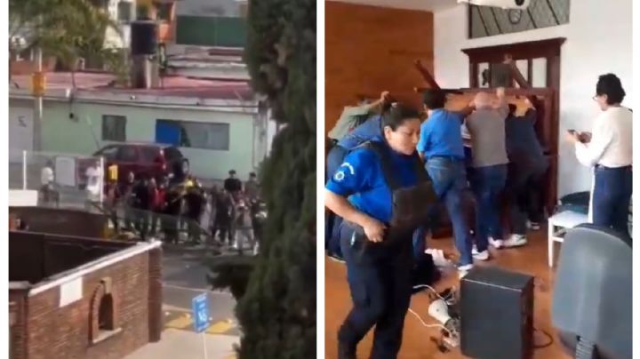 Grupo de choque irrumpe en reunión de socios del Club Britania Zavaleta de Puebla (Videos)