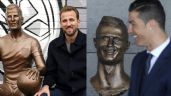 Estatuas de estrellas como Harry Kane y Cristiano Ronaldo no siempre convencen