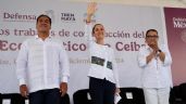 Sheinbaum da banderazo para la construcción del parque ecoturístico “La Ceiba” en Palenque