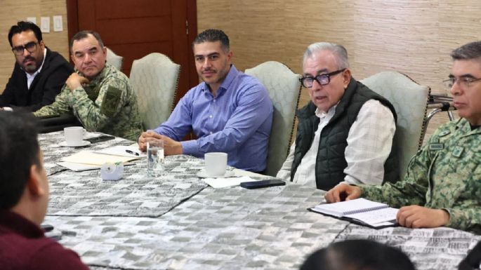 García Harfuch y Rubén Rocha encabezan mesa de seguridad en Sinaloa