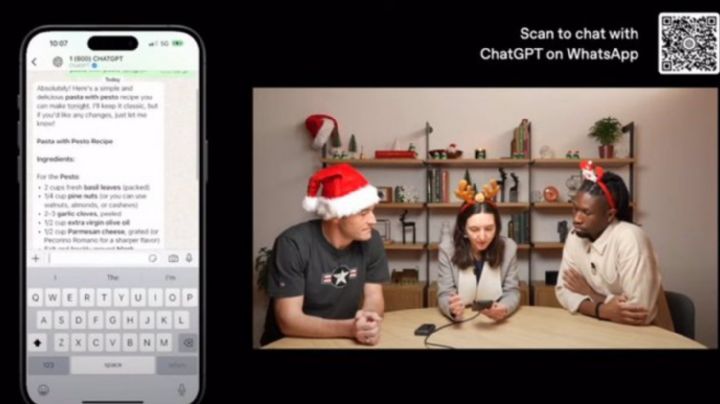 OpenAI permite conversar con ChatGPT a través de WhatsApp y llamadas telefónicas, con el nuevo contacto 1-800-ChatGPT