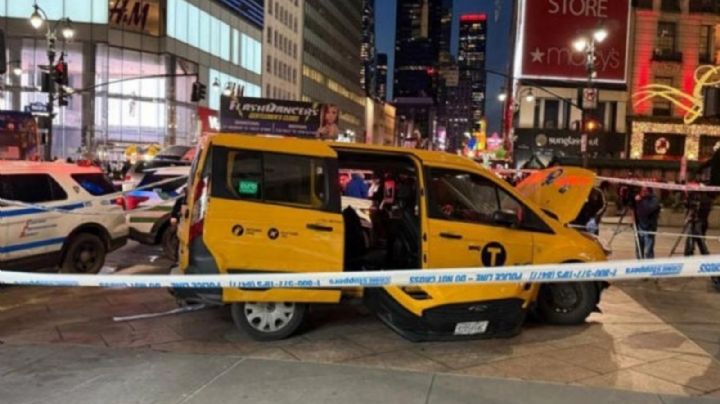 Taxista en Nueva York atropella a 6 peatones; hay tres hospitalizados