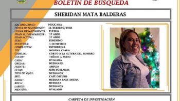 Reportan como desaparecida a la activista Sheridan Mata Balderas