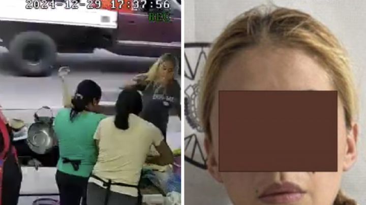 Mujer lanza cazo de aceite hirviendo a empleada de un local de antojitos (Video)