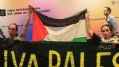 Manifestantes pro-Palestina interrumpen mesa sobre Medio Oriente en la FIL de Guadalajara (Videos)