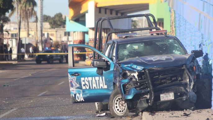 Asesinan a un policía y lesionan a tres agentes durante atentado en Culiacán, Sinaloa (Video)