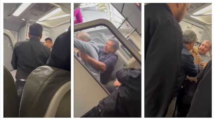 Difunden video del hombre que trató de secuestrar un vuelo de Volaris; pasajeros lo sometieron