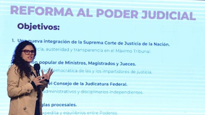Reducción de ministros y de campañas, entre los cambios al Poder Judicial: Luisa María Alcalde